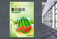 夏日甜瓜海报图片