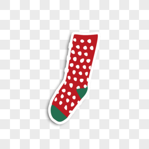 圣诞袜圣诞袜手绘高清图片