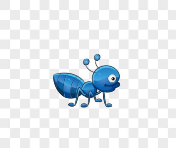 蓝色蚂蚁图片