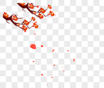 卡通梅花图片