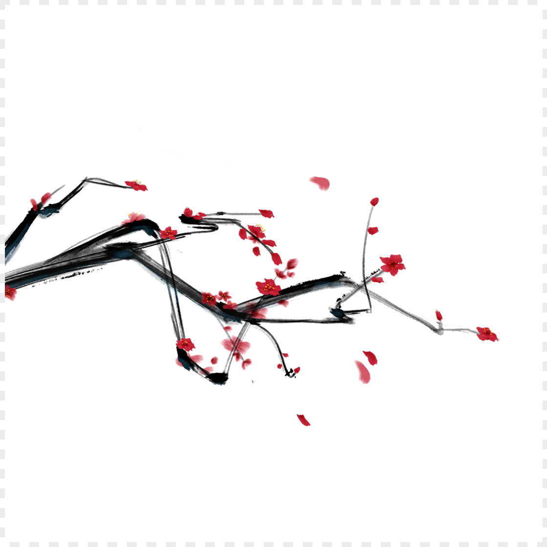 梅花元素素材png格式_设计素材免费下载_vrf高清图片400175550_摄图网