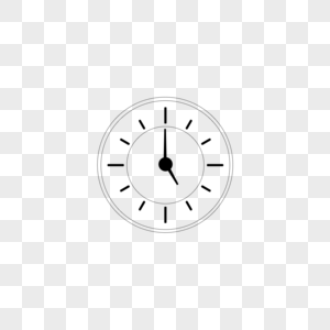 矢量钟表认识时钟素材高清图片