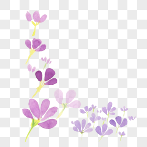 紫色的花元素素材下载 正版素材 摄图网