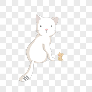 猫妈妈和小猫图片