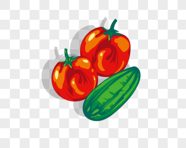 西红柿与黄瓜图片