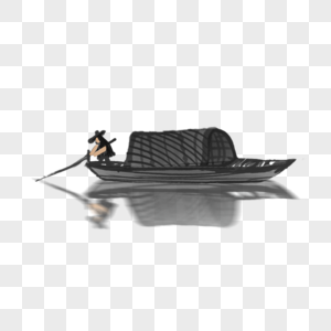 划船png图片