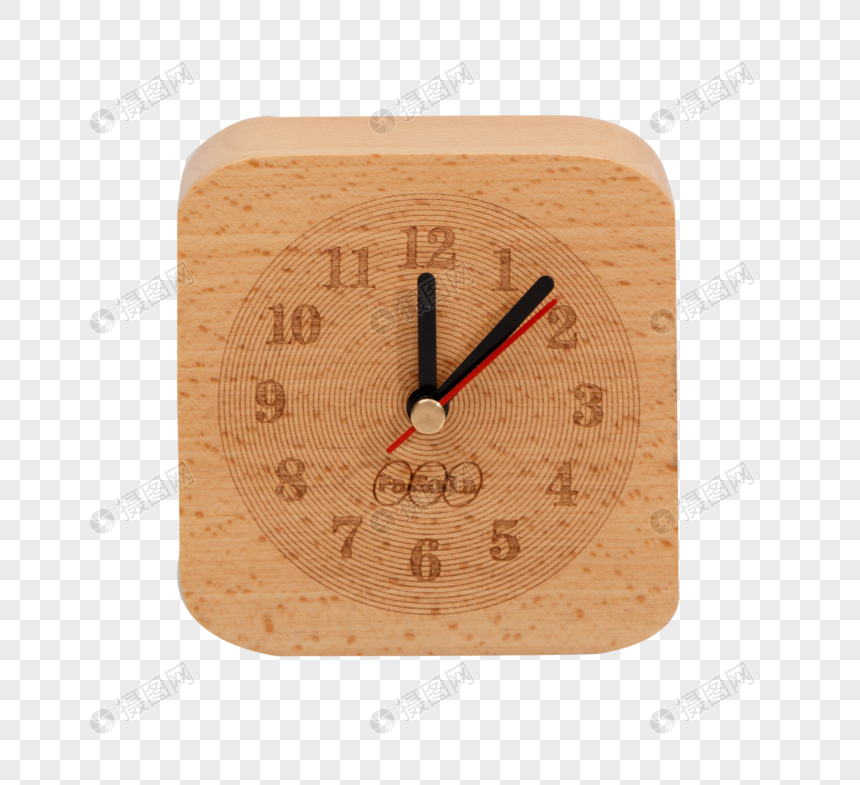 木质钟表元素图片