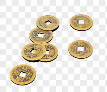铜钱硬币图片