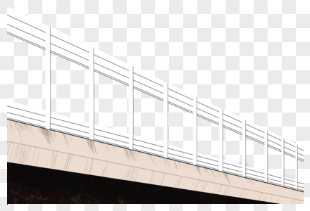 大桥道路护栏高清图片