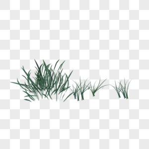 草丛手绘草边框高清图片