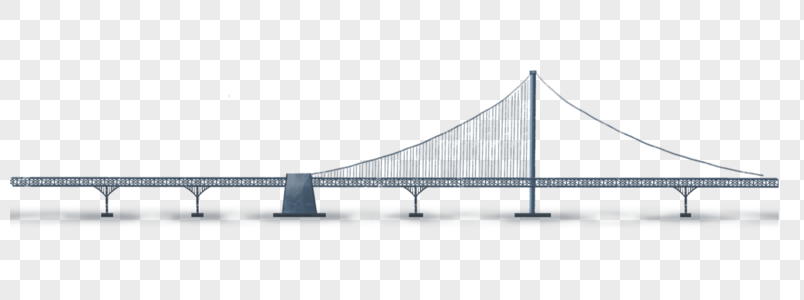 跨海大桥ps桥梁素材高清图片