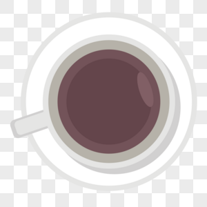 一杯咖啡咖啡杯杯垫高清图片