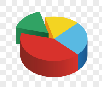 扇形图矢量扇形高清图片