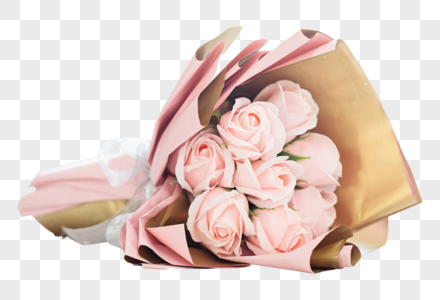 玫瑰花漂浮花瓣png素材高清图片