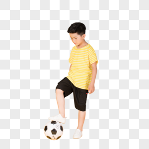 踢足球玩球的儿童男生男孩高清图片