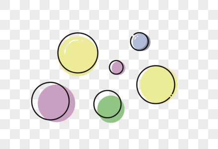 背景矢量图气泡装饰素材
