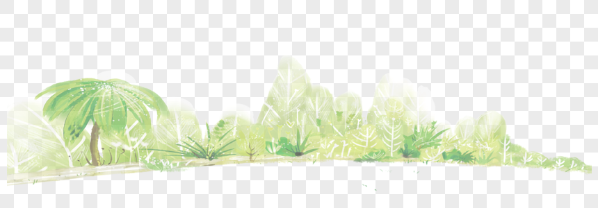 树林一角植被绿化高清图片