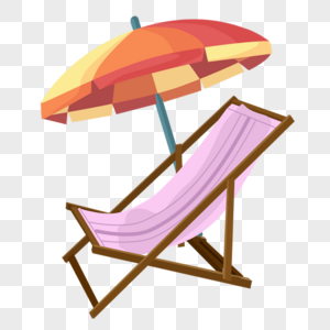躺椅遮阳伞图片