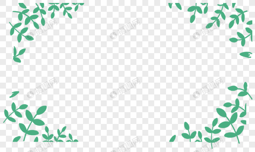 植物边框元素素材下载 正版素材 摄图网