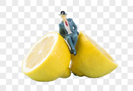 产品实物柠檬元素图片