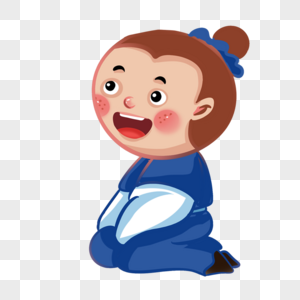 古代的小孩图片素材