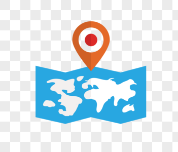 美容地图元素素材