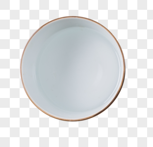 装满水的碗容器骨瓷碗高清图片
