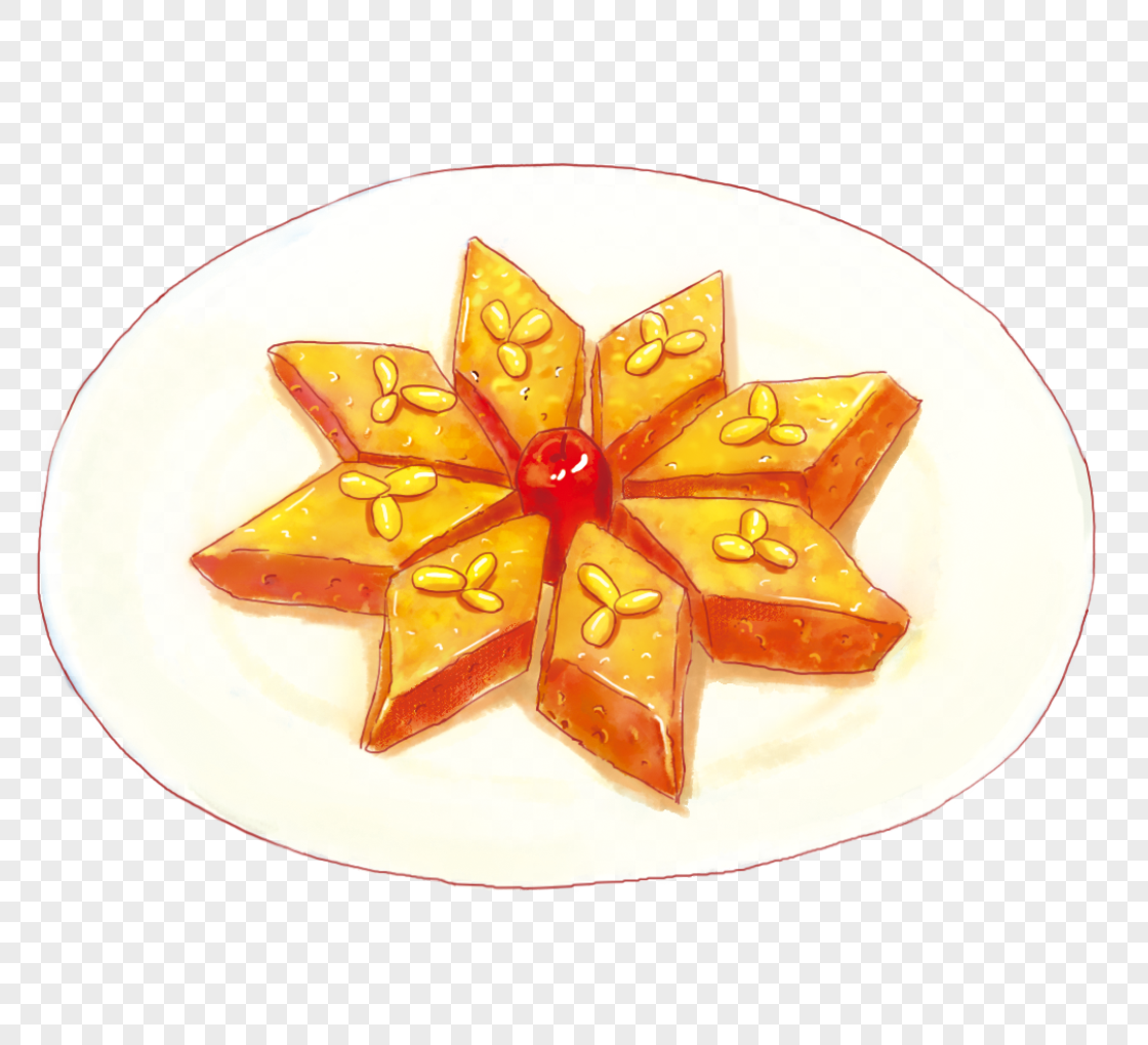 年糕插画素材高清图片素材