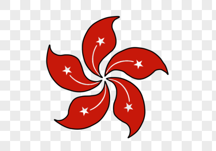拼多多logo香港紫荆花标志免扣元素素材