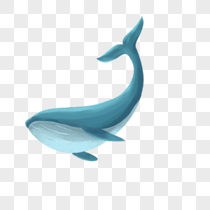 鲸鱼蓝色大鲸鱼高清图片