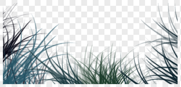 绿草地细腻的草元素素材