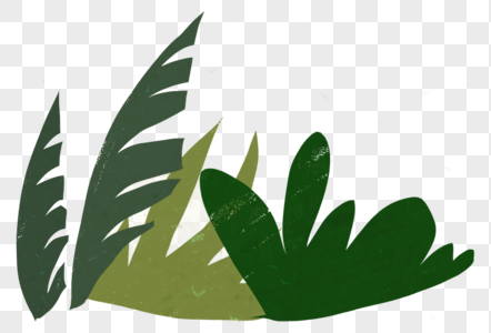 手绘一叶子图片