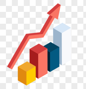 柱状图趋势业务增长柱状图高清图片