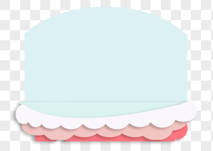 蛋糕形状背景装饰图片