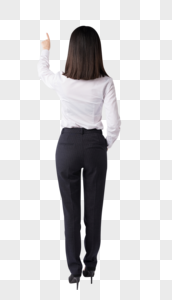 商务女性职场白领背影图片高清图片
