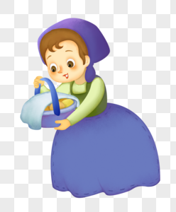 妈妈童话贤惠的妈妈素材