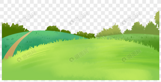 绿色的草地图片