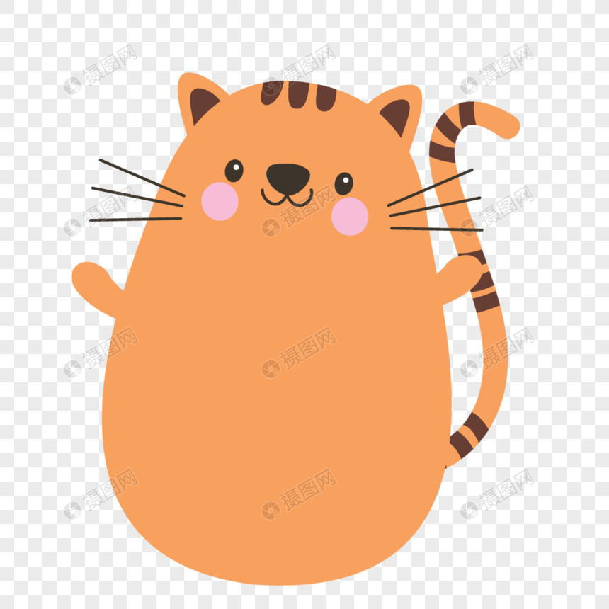 卡通猫元素素材下载 正版素材 摄图网