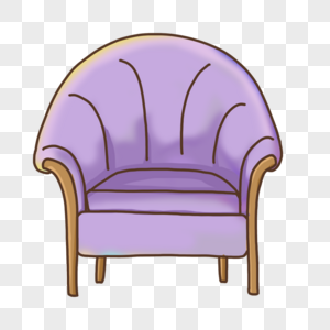 紫色的沙发图片