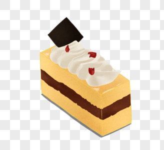甜品巧克力奶油小蛋糕图片