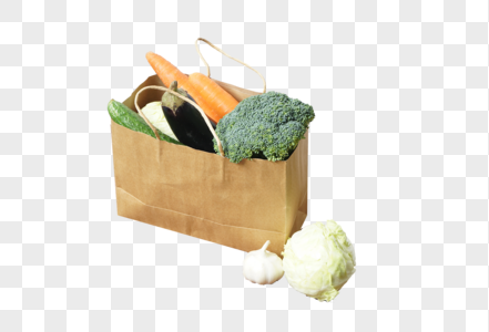 购物袋中的蔬菜图片图片