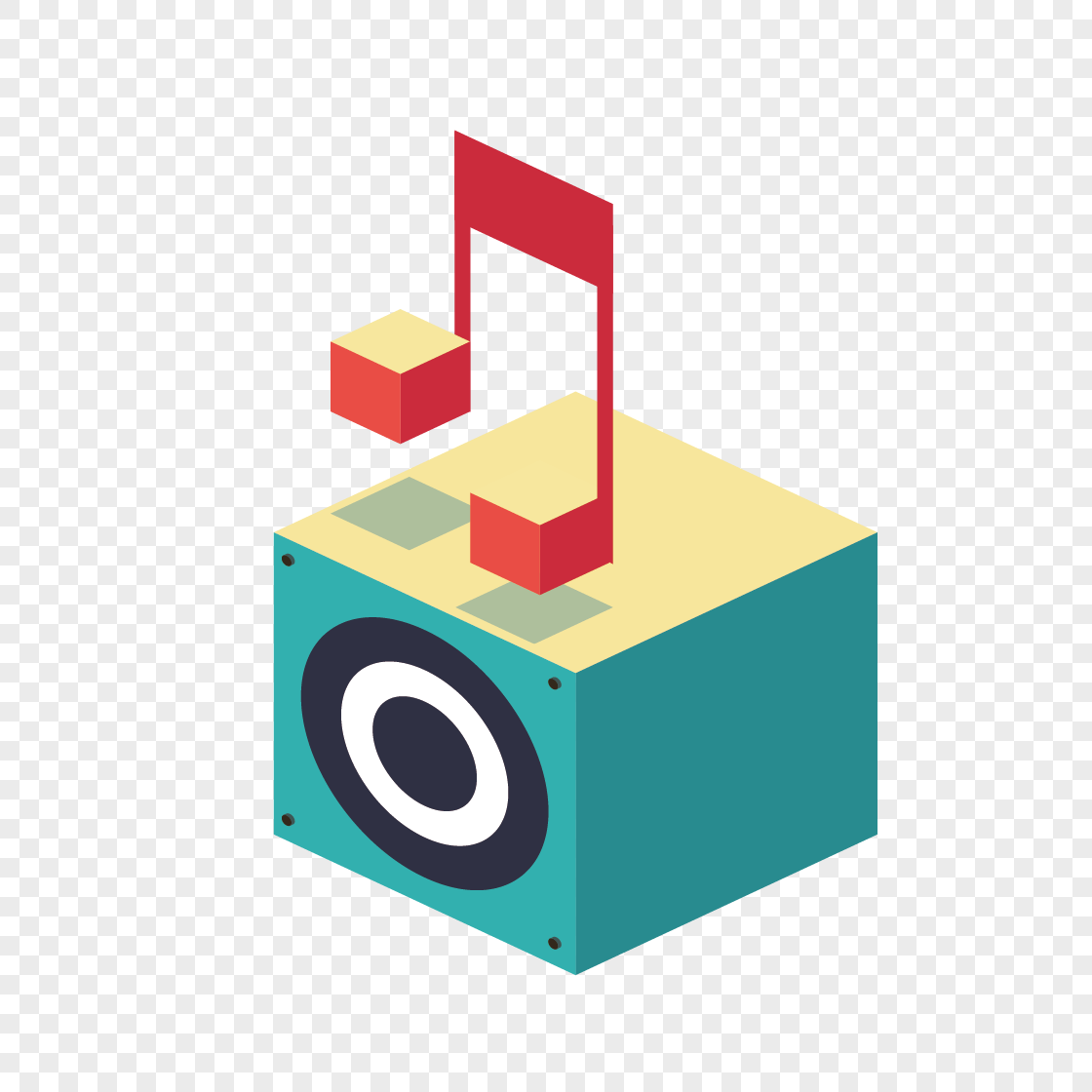 音响音乐插画高清图片素材