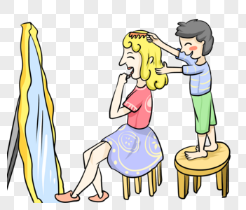 跑步快乐男孩图片