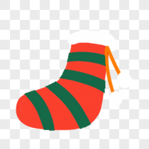 圣诞袜彩色袜子高清图片