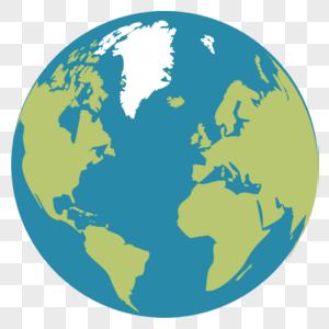 地球板块矢量素材元素