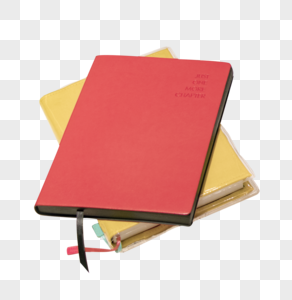 本子红笔记本高清图片