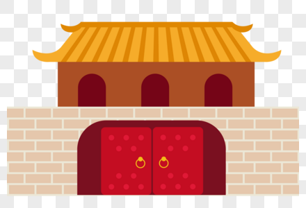 中国古建筑城墙图片