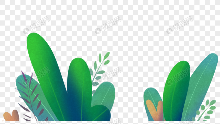 手绘植物背景元素素材下载 正版素材 摄图网 手绘植物背景元素素材下载 正版素材 摄图网