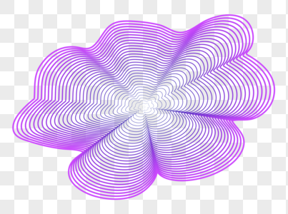紫色抽象线条几何流体渐变图片