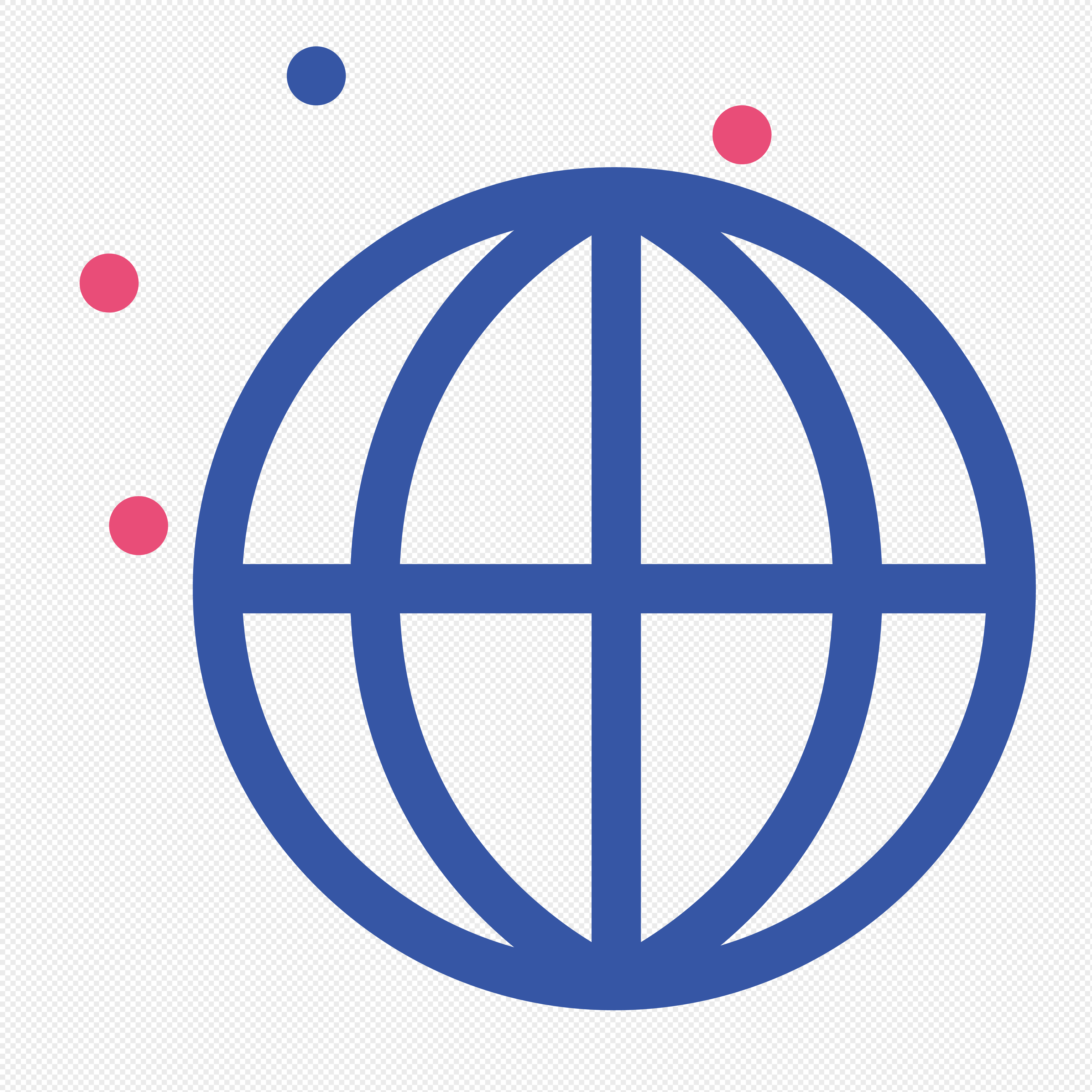 地球线性图标家园标志